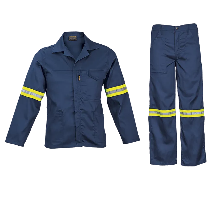 Barron Supreme Poly Cotton Conti Suit with Reflective (CS-SR)
