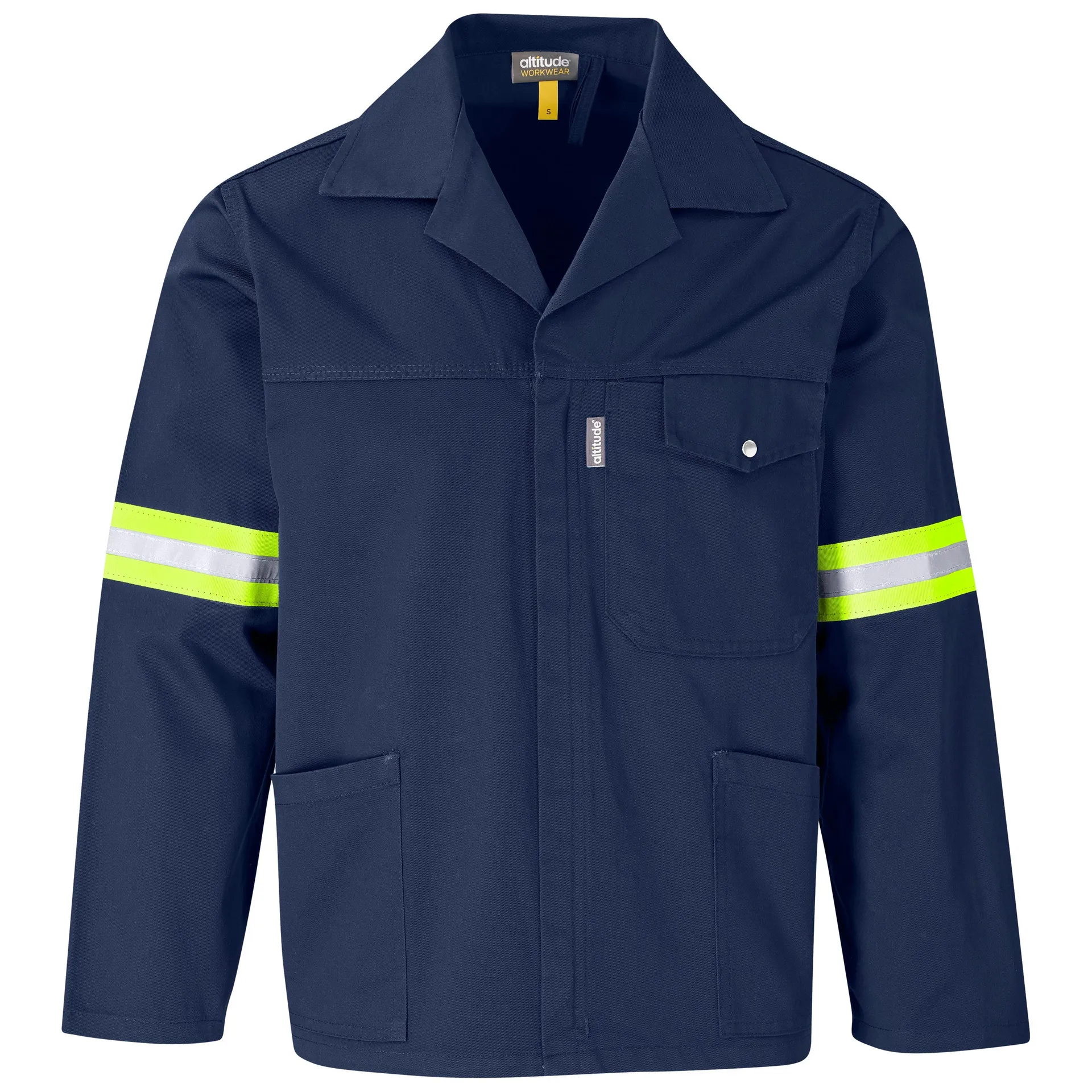 Site Premium Poly Cotton Jacket - Reflective Arms